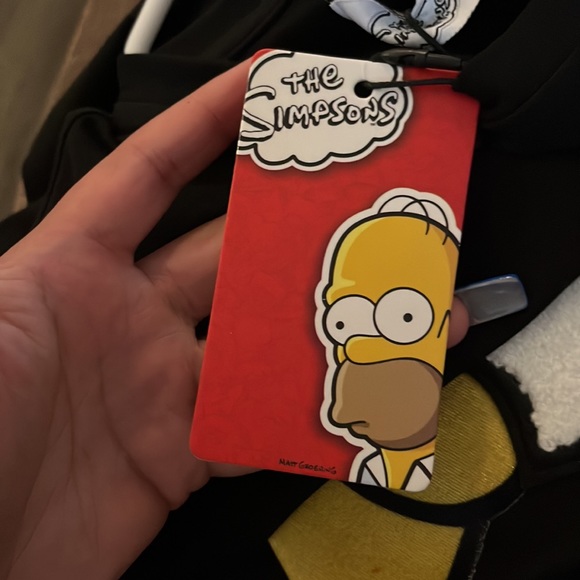 Size:SMALL color:black brand:20th television Bart Simpson short sleeve shirt - Picture 4 of 4